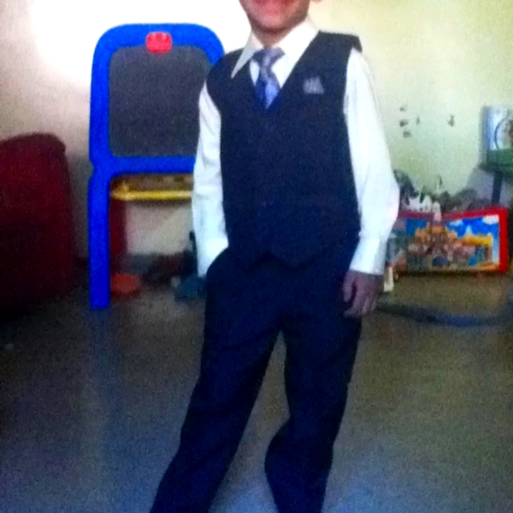 Little boys 3 piece suit